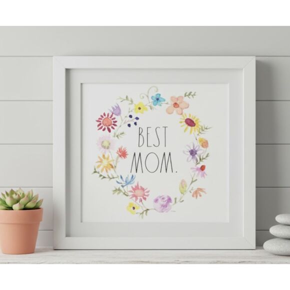 Rae Dunn | Accents | Rae Dunn Best Mom Wooden Sign Farmhouse Decor Gift ...
